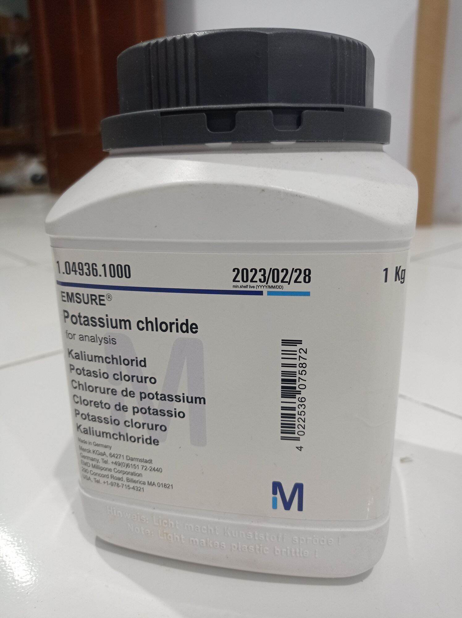 Potassium Chloride (KCl - Kali Clorua)